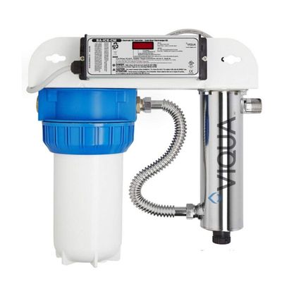 Viqua VH200-F10 UV Whole House Water Filter System 9 GPM Stainless Steel