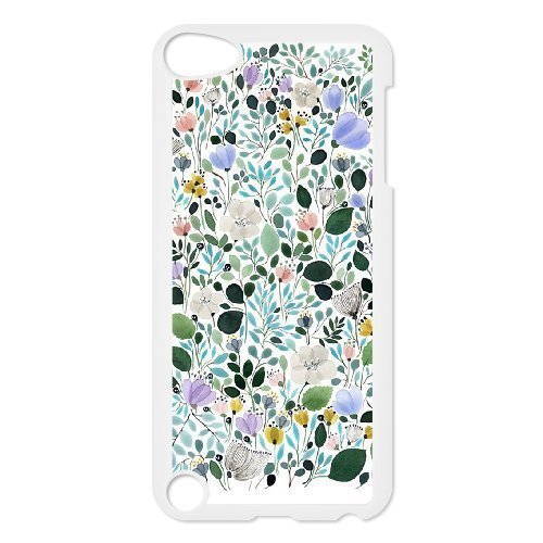Binocara Daisy Pattern Ipod Touch 5 Cases Morning Frost Meadow Daisy Flower For Girls Protective, Ipod Touch 5 Case Cute, [White]