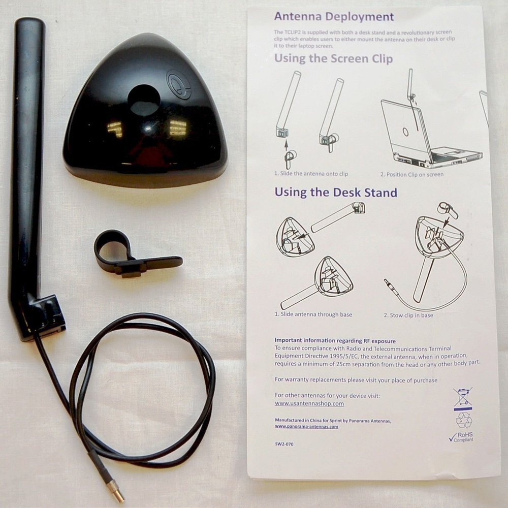 Sprint Data Card External Antenna Extended Range Sierra AirCard Novatel