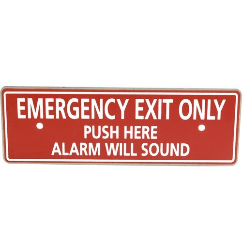 DETEX Corporation Emergency Exit Alarm Paddle Bar Plate ECL8220