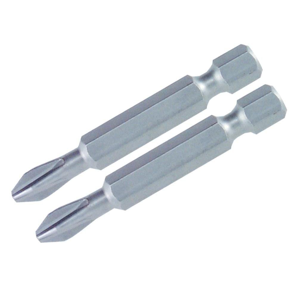 Phillips Power Bit #3 x 50mm (2 Bit Pack)