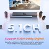 avedio links HDMI Audio Extractor 4K, HDMI to Optical RCA or 3.5mm Jack Audio Adapter Converter Splitter, Supports Dolby Digital DTS 5.1 PCM for PS5, Fire Stick, Blu-ray Player, Sound System view 3