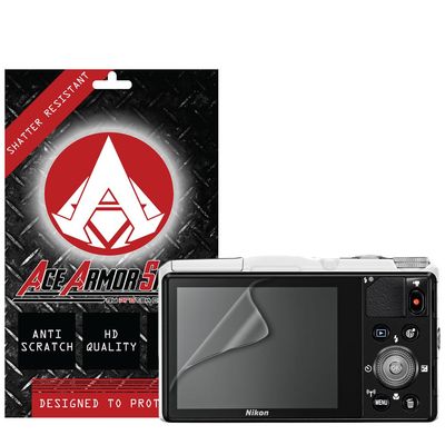 Ace Armor Shield Shatter Resistant Screen Protector for the Nikon Coolpix S9700 / Military Grade / High Definition / Maximum Screen Coverage / Supreme Touch Sensitivity /Dry or Wet Easy Installation with free lifetime replacement warranty