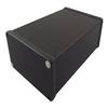 1455N1601BK, Black Aluminum Extruded Enclosure view 1