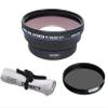 Canon EF-S 24mm f/2.8 STM HD (High Definition) 0.5X Wide Angle Lens with Macro + 67mm Circular Polarizing Filter + Nw Direct Micro Fiber Cleaning Cloth view 1