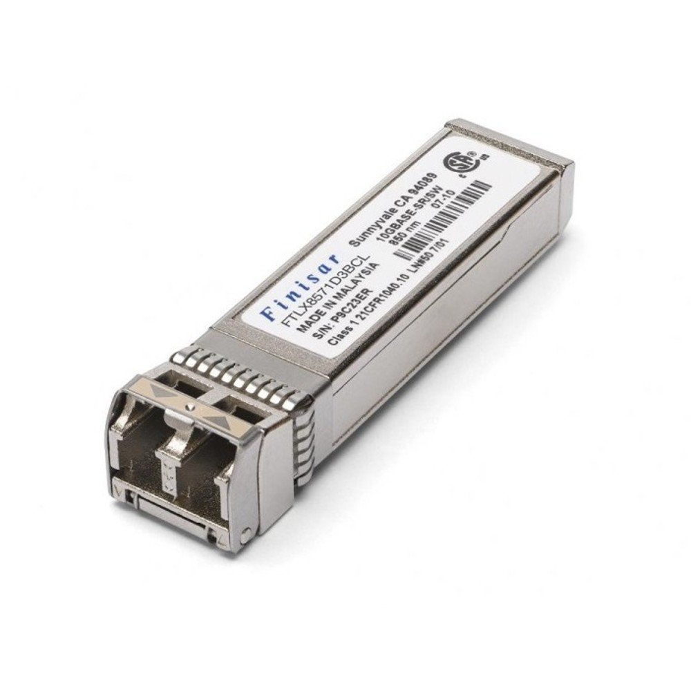 10GB Finisar 10GB/s 10GBase-SR SFP+ Tranceiver 850nm 980ft FTLX8571D3BCL