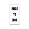 Hillman 841496 Number 6 Wide Style Die-Cut Peel Off Sign, Black Gloss Finish Waterproof Vinyl, 3 inches 1-Sign view 3