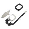 Home Button Key Flex Cable Metal Bracket Rubber Gasket for iPhone 5s (Silver) view 1