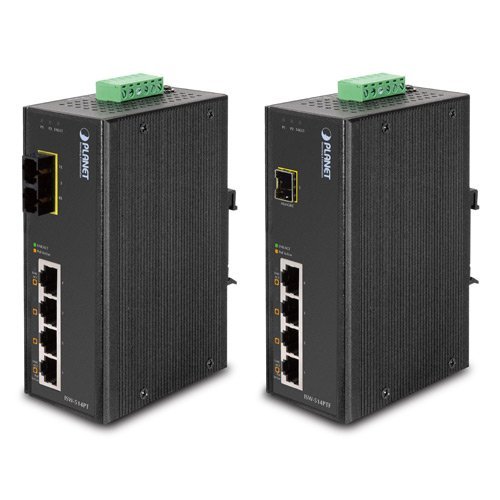 Planet IP40 4-P/TP + 1-P Fiber(SFP) POE Industrial Fast Ethernet, ISW-514PTF (POE Industrial Fast Ethernet Switch (-40 to 75 C))