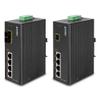 Planet IP40 4-P/TP + 1-P Fiber(SFP) POE Industrial Fast Ethernet, ISW-514PTF (POE Industrial Fast Ethernet Switch (-40 to 75 C)) view 1
