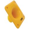 DS18 PRO-Hellip Orange Universal Elliptical Driver Tweeter Horn Body Easy Twist On/Off Installation, Set of 1 (Yellow) view 1