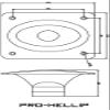 DS18 PRO-Hellip Orange Universal Elliptical Driver Tweeter Horn Body Easy Twist On/Off Installation, Set of 1 (Yellow) view 2