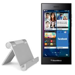 BoxWave Stand and Mount Compatible with BlackBerry Leap - VersaView Aluminum Stand, Portable, Multi Angle Viewing Sturdy