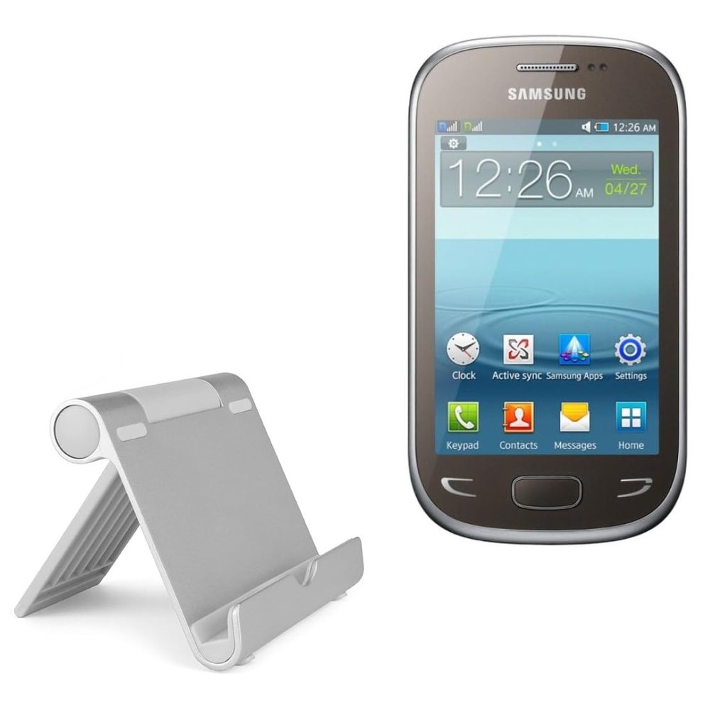 BoxWave Stand and Mount Compatible with Samsung Rex 90 S5292 - VersaView Aluminum Stand, Portable, Multi Angle Viewing Sturdy