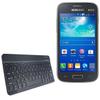 BoxWave Keyboard Compatible with Samsung Galaxy S II TV - SlimKeys Bluetooth Keyboard, Portable Thin with Chiclet-Style Keys - Jet Black view 1