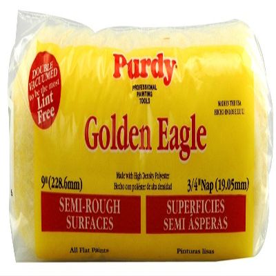 Purdy GoldenEagle Polyester 3/4 in. x 9 in. W Paint Roller Cover For Semi Smooth to Semi Rough Surfaces