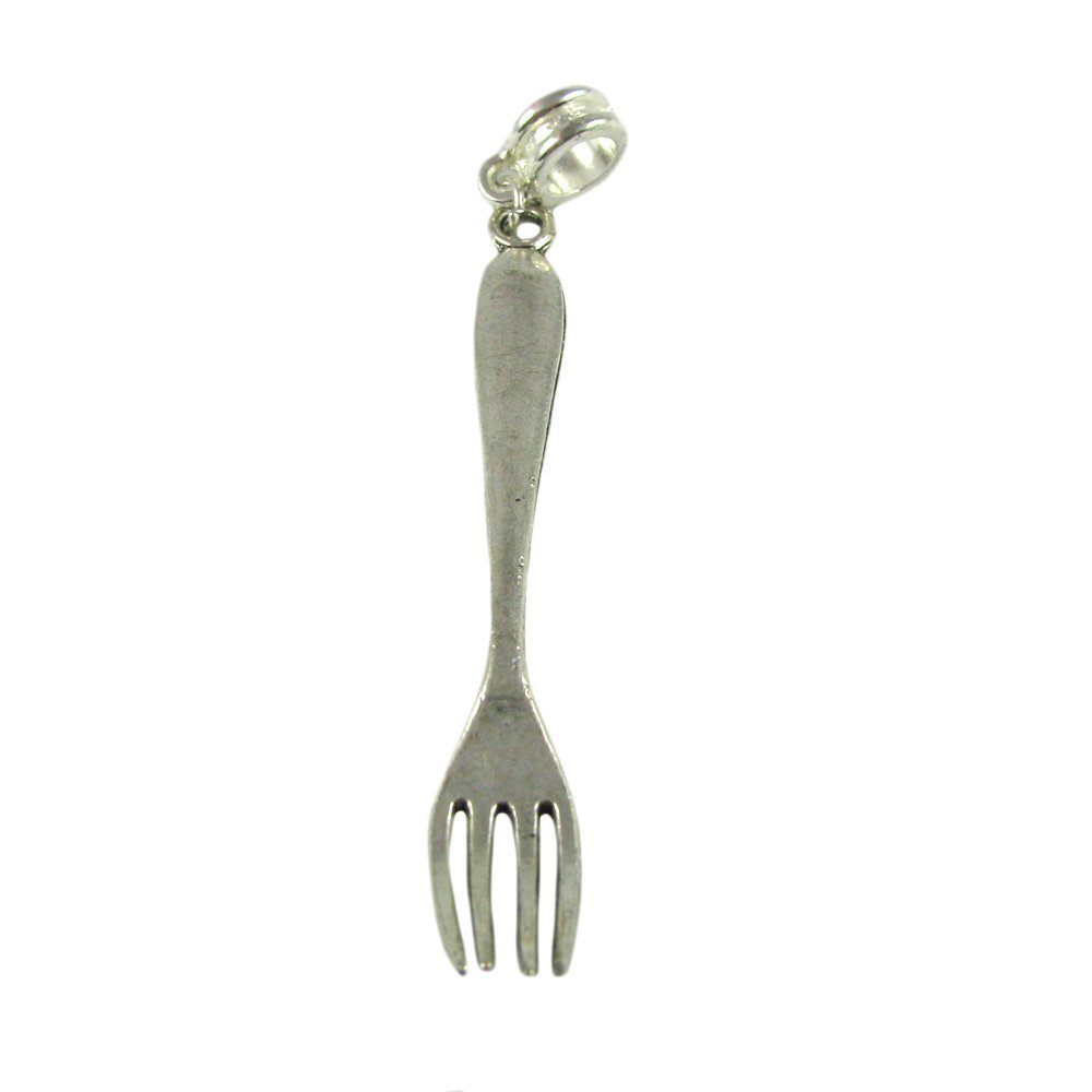 UniqueBeadsAndGifts Universal Long Fork Charm