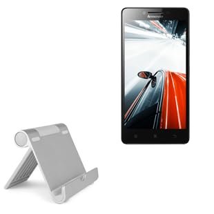 BoxWave Stand and Mount Compatible with Lenovo A6000 Plus - VersaView Aluminum Stand, Portable, Multi Angle Viewing Sturdy
