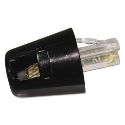(3 Pack Value Bundle) SOF1501 Twisstop Rotating Phone Cord Detangler, Black