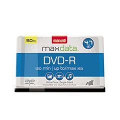 (3 Pack Value Bundle) MAX638011 DVD-R Discs, 4.7GB, 16x, Spindle, Gold