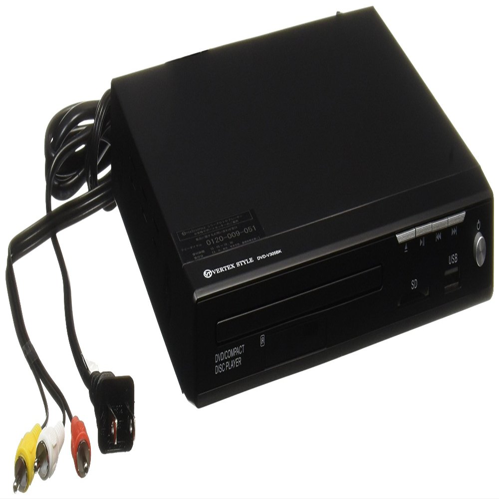 Vertex xa-tekkusu DVD Player White Easy Remote Control Included CPRM Compatible, SD/SDHC Card Slot, Built-in, USB terminal with DVD v305wh Parent