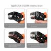iCrimp XH2.0mm XH2.54mm XH3.96mm Dupont D-Sub Terminals JST Pin Crimper SN-01BM Crimping Tools for Crimper Plier for AWG 28-20 0.08-0.5mm2 view 4