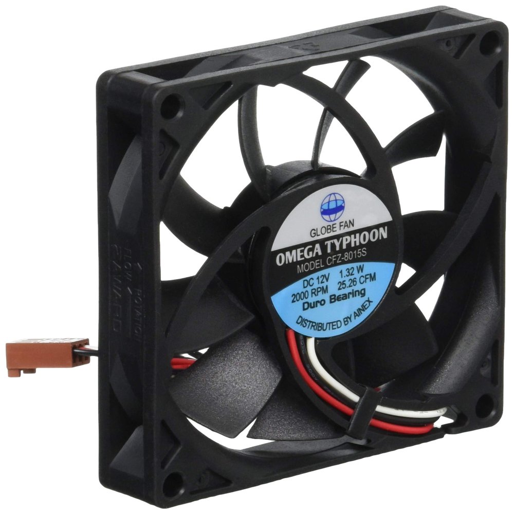 AINEX Omega Typhoon CFZ-8015SA Thin Type 3.1 in (80 mm) Square