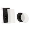 Theater Solutions TS-87 Flush Mount 7 Speaker Set with 8" Woofers in Wall view 2