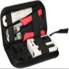 Intellinet 4-Piece Network Tool Kit with 8P8C Crimper/Cutter, LSA Punch-Down (66/110), Diagonal Pliers, RJ45/RJ12/RJ11 Cable Tester & Bag - 780070 view 1