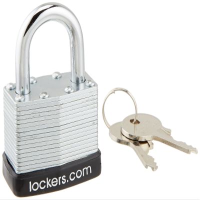 Salsbury Industries 19925 Key Padlock with Built-in Hasp for Cell Phone Locker Door