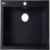 ALFI brand AB2420DI-BLA Drop-In Single Bowl Granite Composite Kitchen Sink, 24", Black view 1
