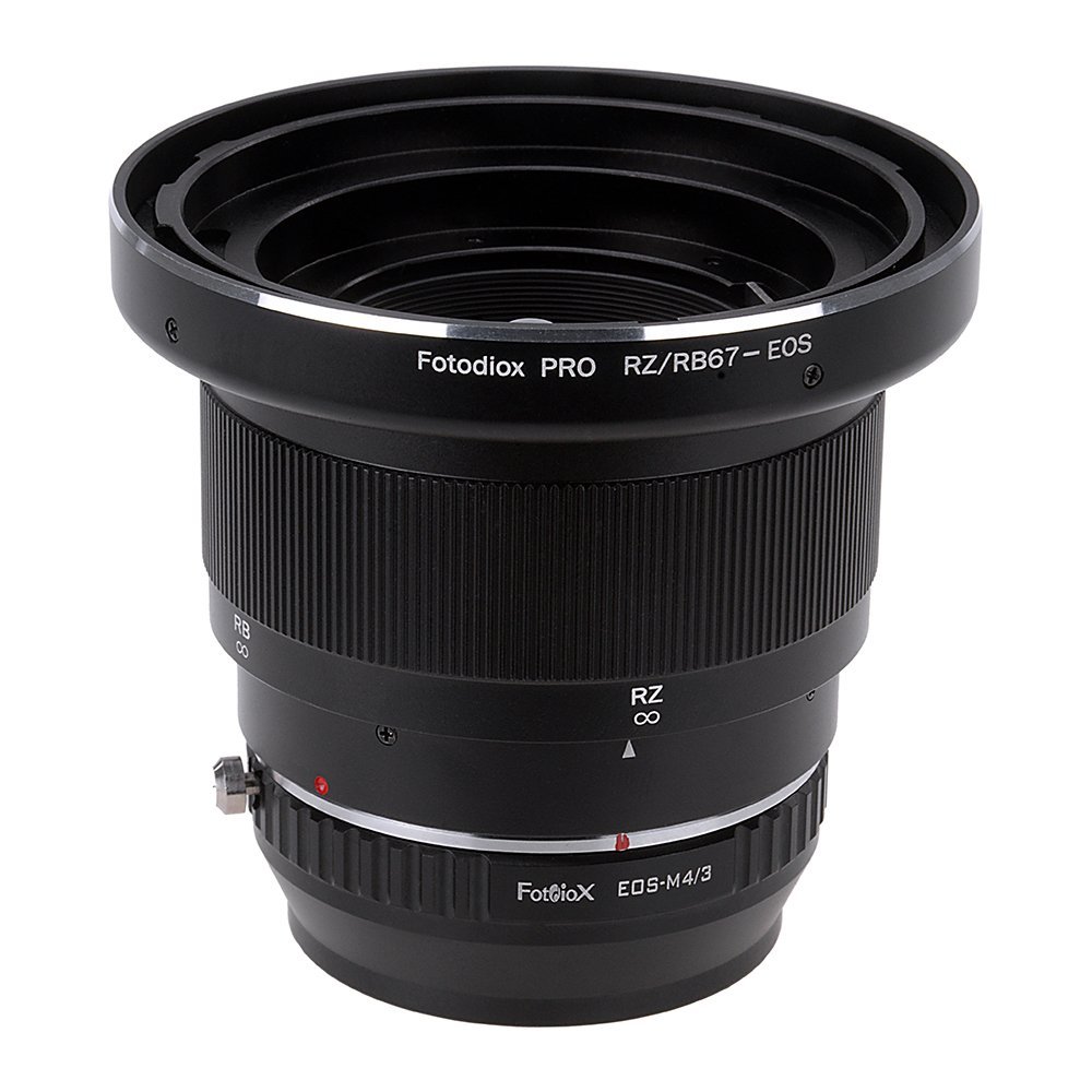 Fotodiox Pro Lens Mount Adapters with Focusing Barrel, Mamiya RB67 Mount Lenses to to MFT (Micro-4/3, M4/3) Mount Mirrorless Camera (Such as OM-D E-M10, Lumix GH4, and BMPCC)