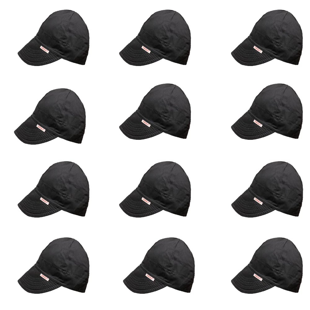 Comeaux Caps Reversible Welding Cap Solid Black 7 7/8 (12)