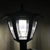 2-Pack BLACK Solar Hexagon Post Cap Lights with WHITE LEDS for 4X4 Wood Fence Post -GREEN NATURAL SOLAR view 2