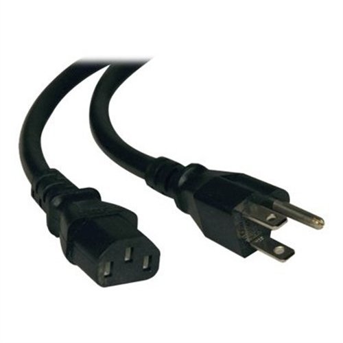 Unirise, USA 6Ft Power Cord 5/15P - C13 10Amp Black
