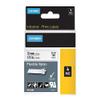DYMO 18488 Rhino Flexible Nylon Industrial Label Tape, 1/2-Inch x 11 1/2 ft, White/Black Print view 2