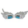 10D1-03203 Serial Extension Cable, DB9 Male to DB9 Female, RS-232, UL rated, 9 Conductor, 1:1, 3 foot view 1