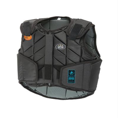 USG Eco-Flexi Panel Safety Vest, EN 13158-2018, Safety Vest, Black, Adult L