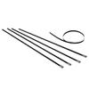 Auto Dynasty 5-Pieces 12 Inches 300mm Long Stainless Steel Wrap/Cable Zip Tie (Black) view 3