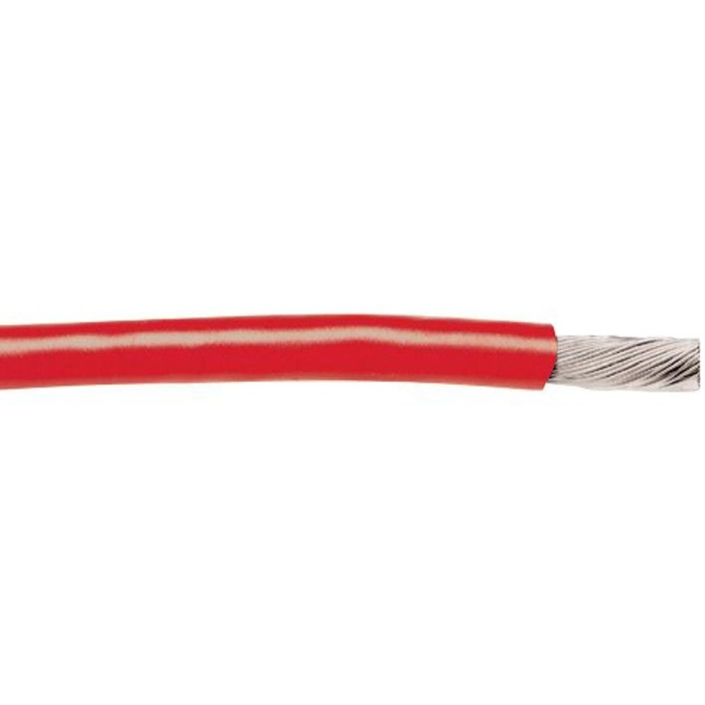 AlphaWire - 5857 RD005 - Wire, Hook Up, PTFE, Red, 18 AWG, 19 x 30AWG, 100 ft