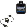 BoxWave Cable Compatible with Garmin Dash Cam 10 - miniSync, Retractable, Portable Sync Cable view 1