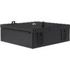 Gruber Fiber Enclosure, WM, 10.8"x12"x4", 2 Door, 4 Panel, BLK view 2
