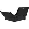 Gruber Fiber Enclosure, WM, 10.8"x12"x4", 2 Door, 4 Panel, BLK view 3