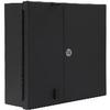 Gruber Fiber Enclosure, WM, 10.8"x12"x4", 2 Door, 4 Panel, BLK view 4