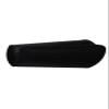 National Safety Apparel S01MC7XMD Long Two-Ply Black Poly Mesh Wristlet, 7", Medium, Black view 1