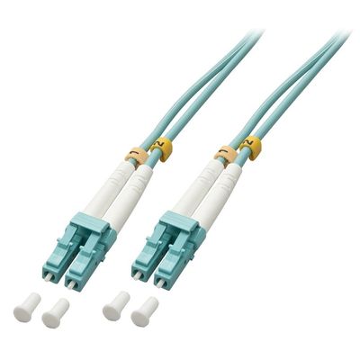 LINDY Fiber Optic Duplex LC/LC OM3 10 m