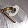 Leyden Antique Brass Toilet Paper Holder, Brass Toilet Roll Holder Bathroom Wall Mount Tissue Roll Dispenser view 4