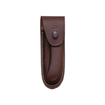Joker Brown Leather Sheath for laguiole Pocket Knife, Large 140 x 45 mm, FB00
