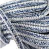 Blue Ox Rope 3/4 Inch by 200 Feet 12 Carrier, 24 Strand Polyester Arborist Bull Rope, White/Blue, Made in The USA view 1