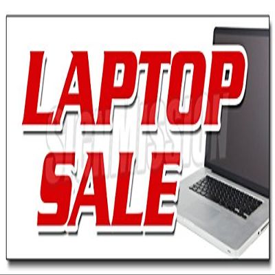 12" Laptop Sale Decal Sticker Discount Computers netbooks Notebook Windows